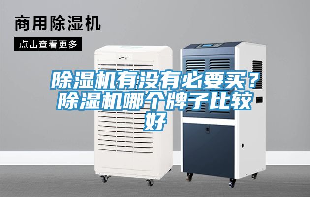 除濕機(jī)有沒(méi)有必要買？除濕機(jī)哪個(gè)牌子比較好